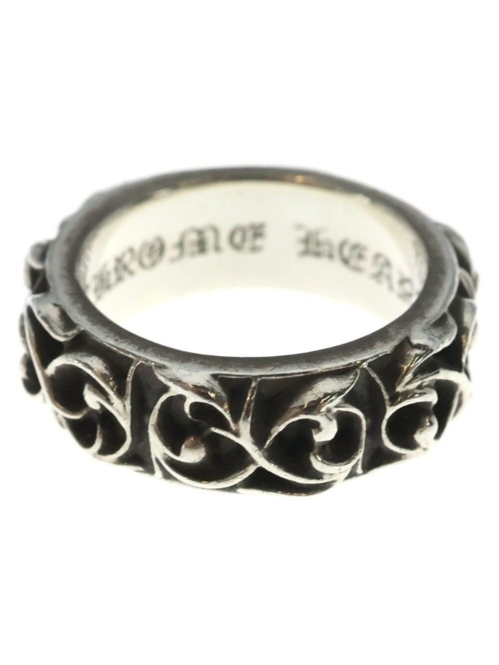 Chrome Hearts Etrnity Vine Band Eternity Ring Silver - Gem